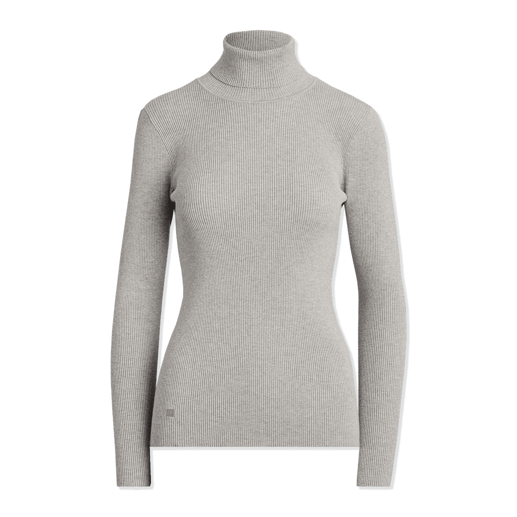 Ribbed Turtle Neck Sweater
