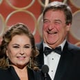 John Goodman and Roseanne Barr Had a Joke-Filled Reunion at the Golden Globes