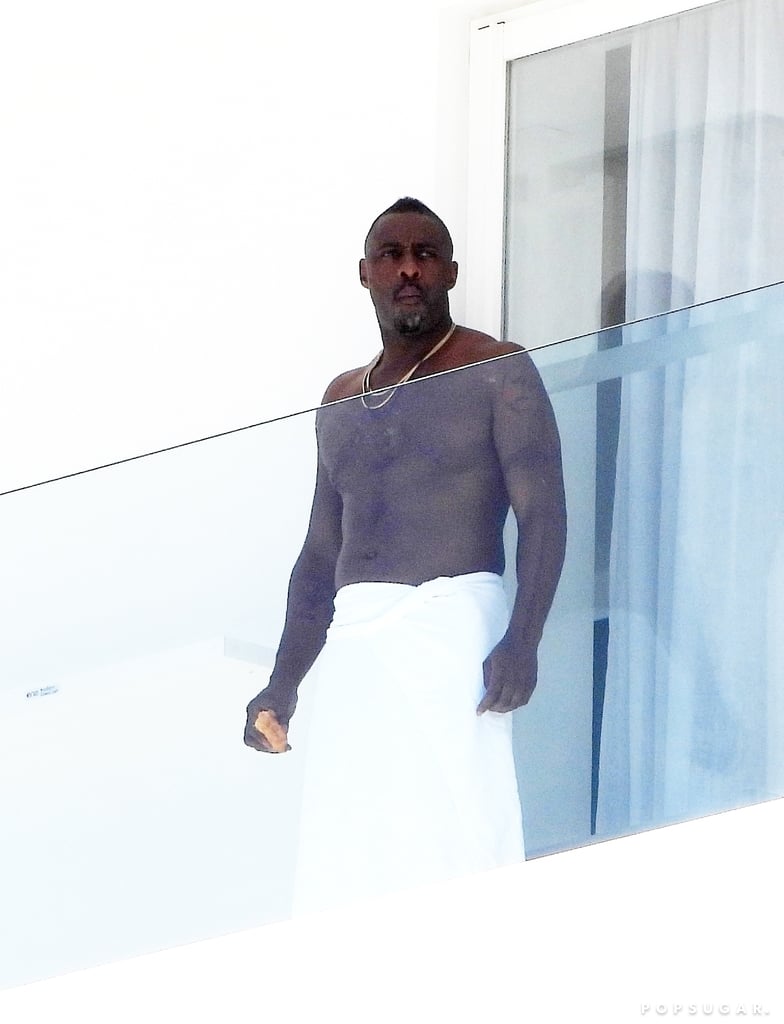 Idris Elba Shirtless Pictures in Ibiza June 2019