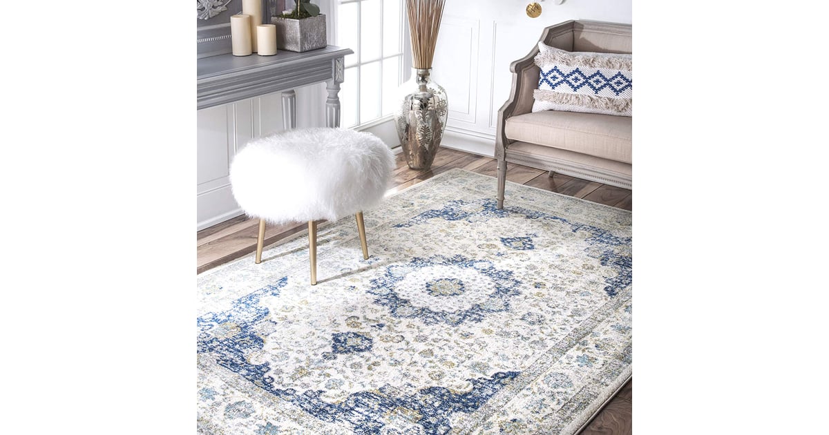 Nuloom Traditional Persian Vintage Blue Rug Best Home Products From