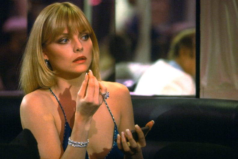 SCARFACE, Michelle Pfeiffer, 1983, (c) Universal/courtesy Everett Collection