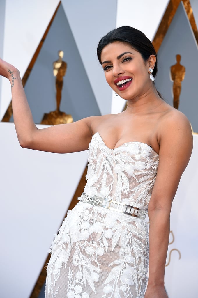 Priyanka Chopra, Oscars Celebrity Tattoos From Award Show Red Carpet