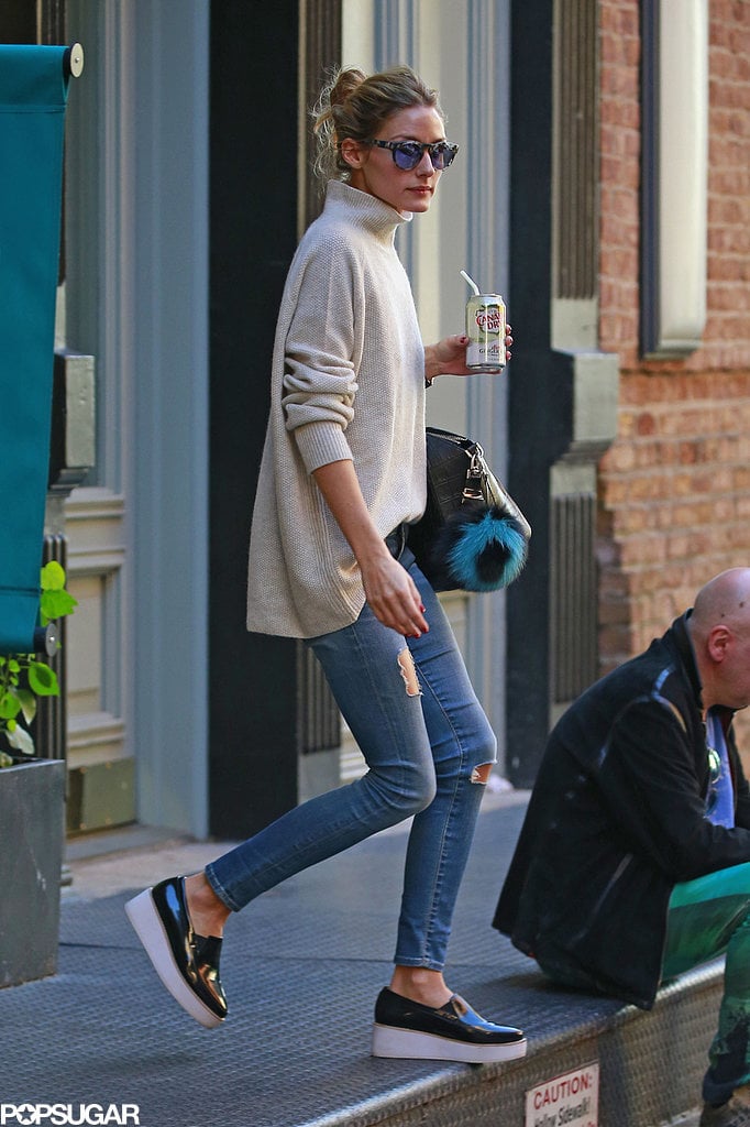 Show Off Your Distressed Denim and Creepers by Tucking In Your Sweater