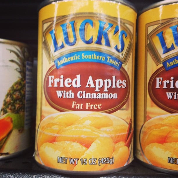 Yum, Canned Fried Apples
