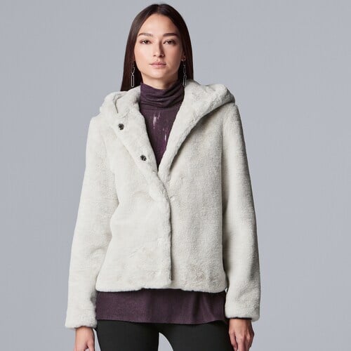 Simply Vera Vera Wang Faux Fur Jacket