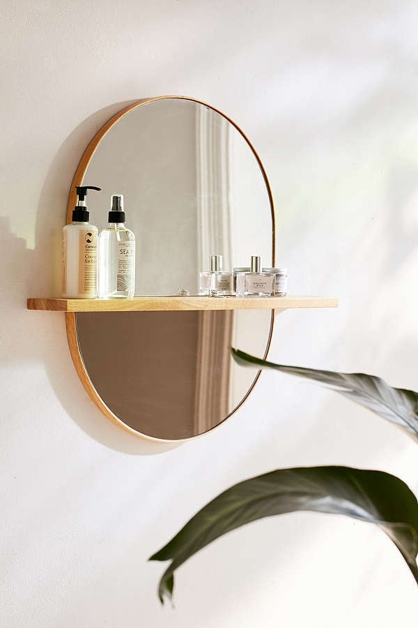 Ivette Rounded Mirror Shelf