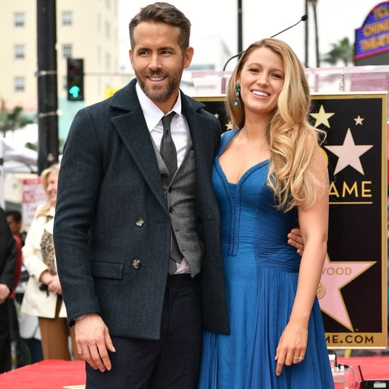 Blake Lively Blue Dress at Hollywood Walk of Fame 2016