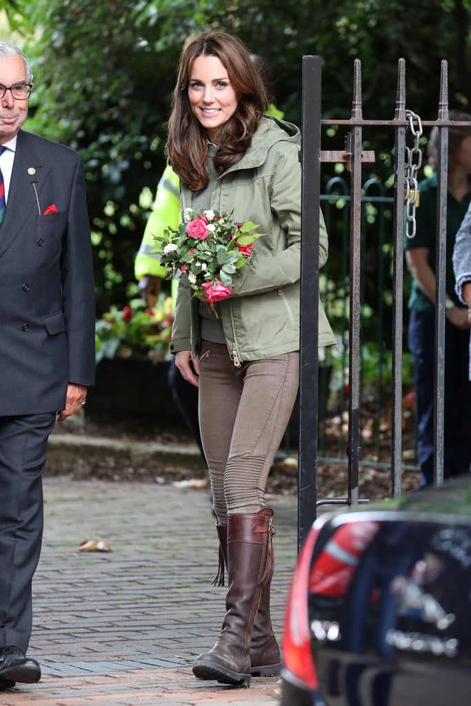 Kate Middleton Brown Boots October 2018