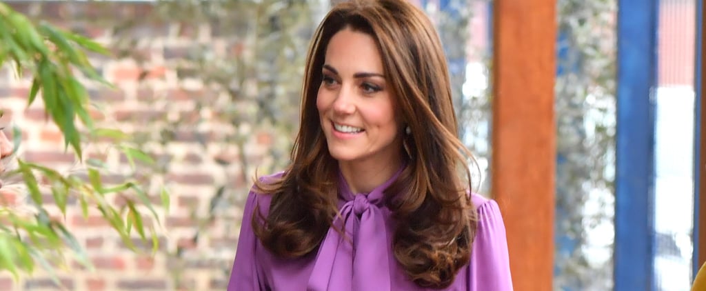 Kate Middleton Gucci Shirt and Jigsaw Pants March 2019