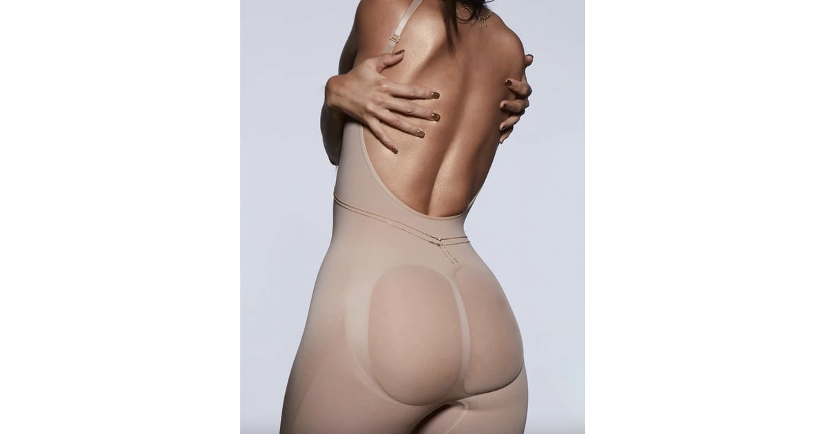 Skims Sculpting Low Back Bodysuit With Hosiery Leg, Skims Just Debuted a  Shapewear Shop That's Perfect For Holiday Gifting