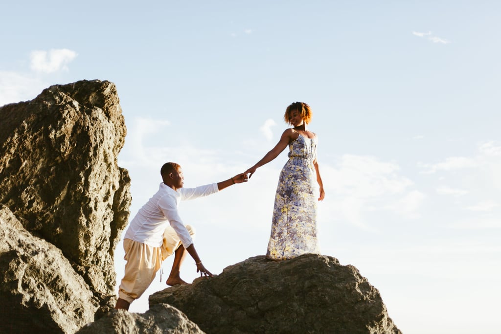 Mermaid-Themed Engagement Shoot