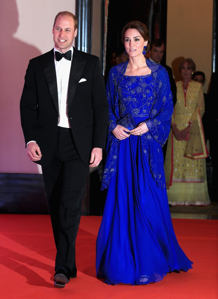 Kate Middleton in Jenny Packham Dress at Mumbai Gala