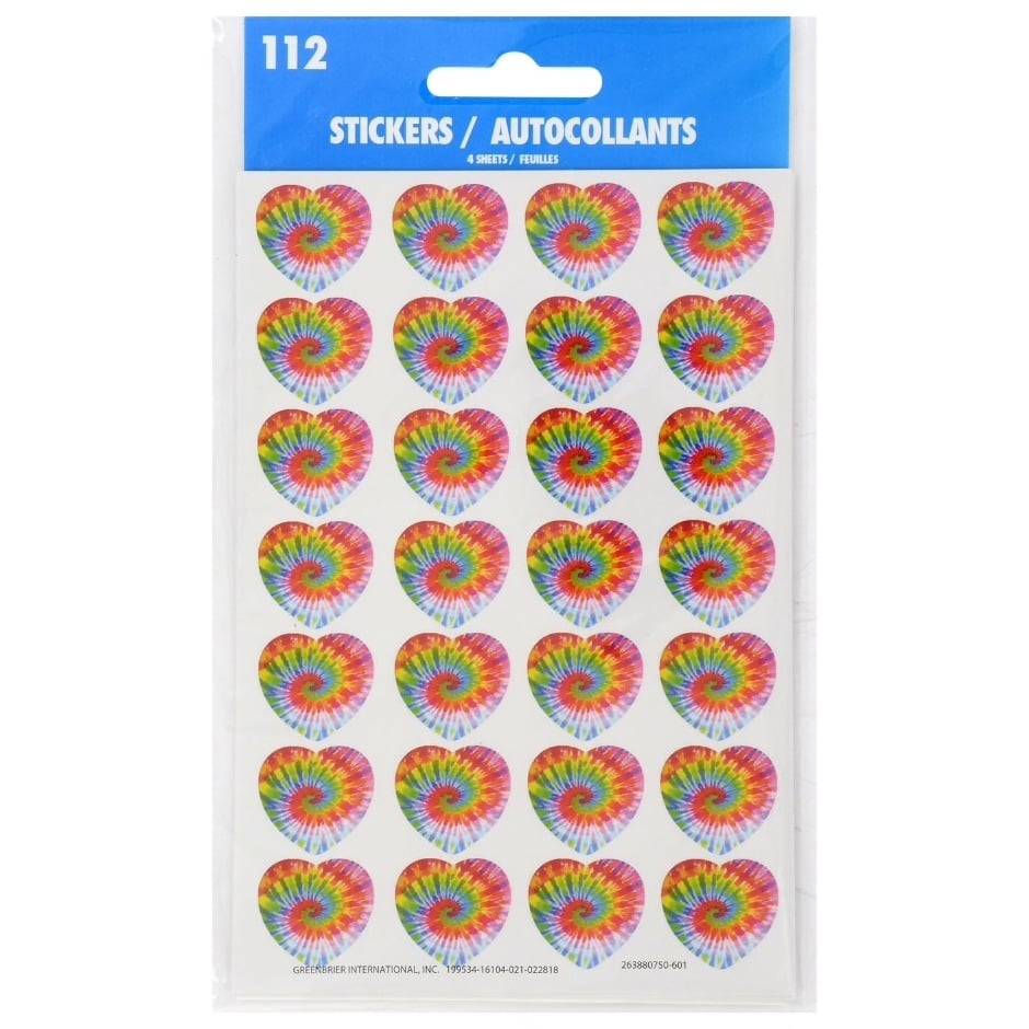 Rainbow Heart Stickers
