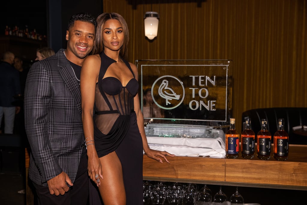 Ciara Wears Sexy Black Corset Dress at Ten to One Rum Event