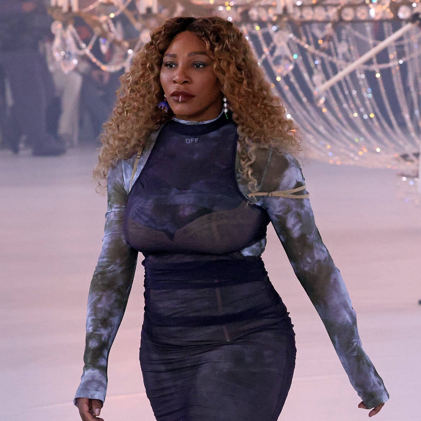 Serena williams off white dress store