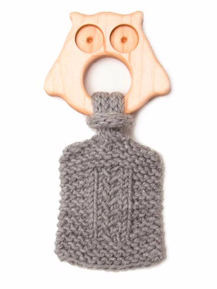 Oliver Adelaide Infant S Owl Teether 27 Grey Baby Shower Gifts