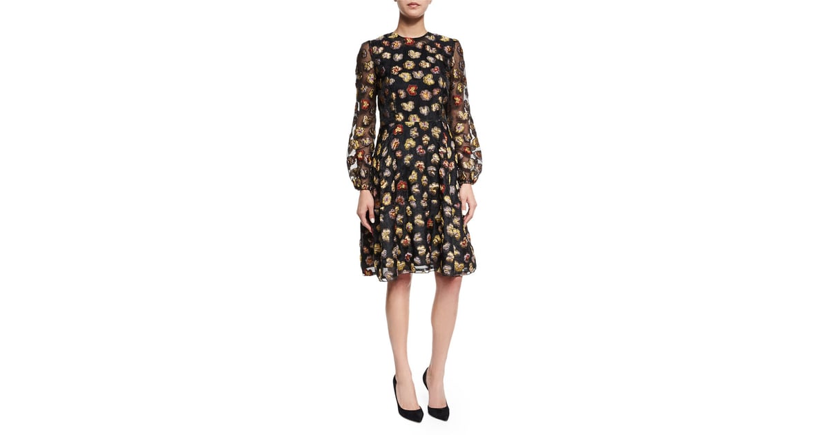Co Long-Sleeve Floral Dress ($1,850) | What to Wear to a Wedding in the ...