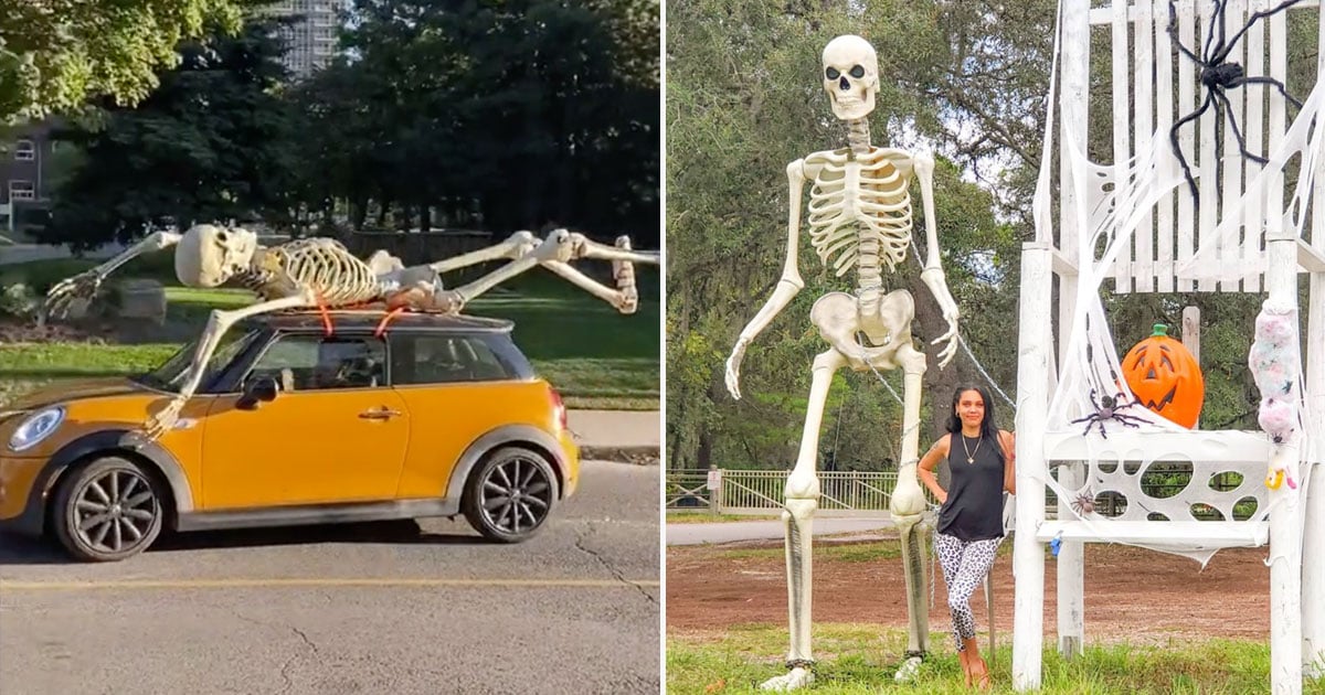 The Home Depot Is Selling A 12 Foot Skeleton Decoration Popsugar Home