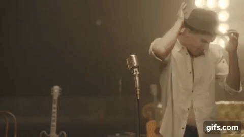 Fedora god wants to end this audition with some smooth moves.