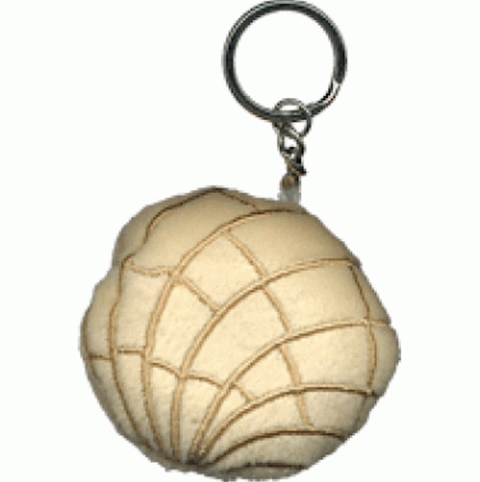 A key chain to make your keys stand out. 
Pan Dulce Plush Key Chain ($4)