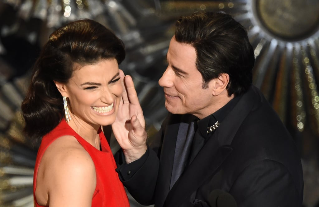 John Travolta and Idina Menzel at the Oscars 2015 | Pictures