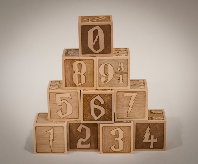 Harry Potter Themed Number Blocks (0 through 9 3/4)