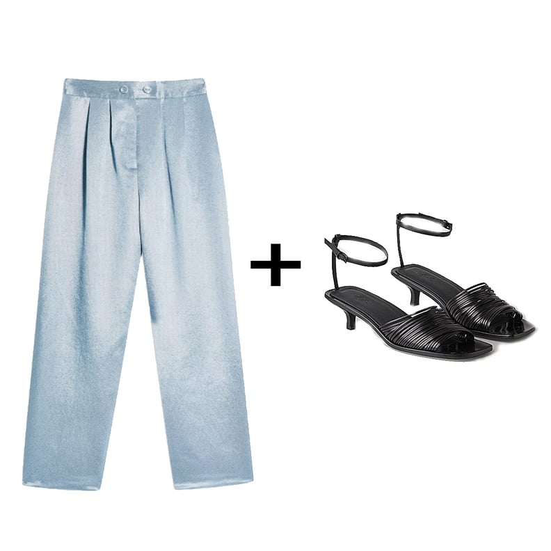 Shop the Trend: Pants + Ankle Strap Shoes