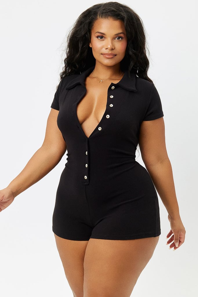 Frankies Bikinis Rose Terry Romper