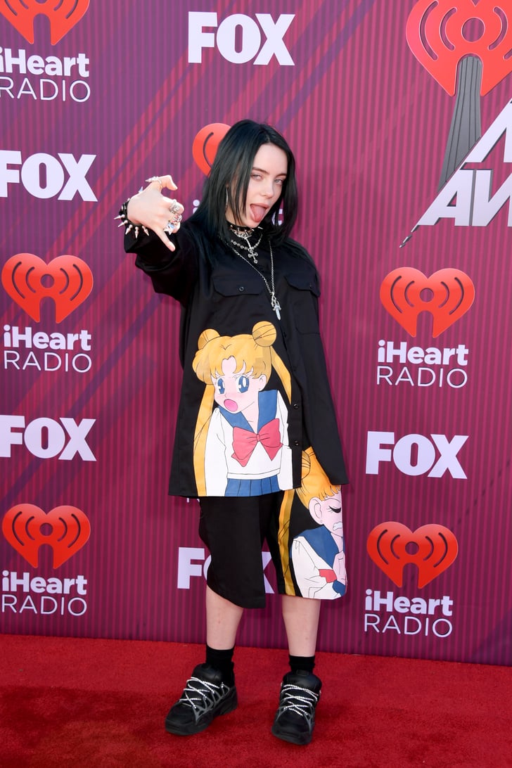 billie eilish red carpet outfits