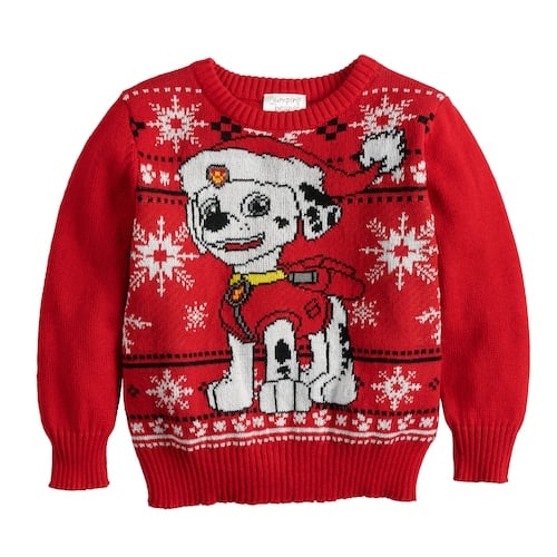 Jumping Beans Paw Patrol Marshall Holiday Sweater