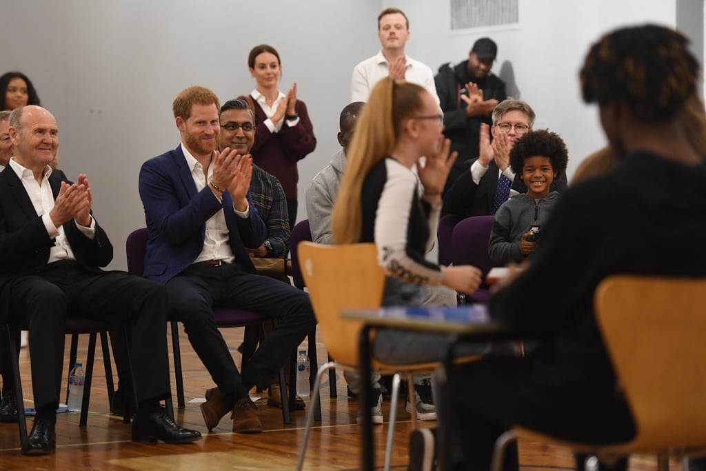 Prince Harry in Nottingham on World Mental Health Day Photos