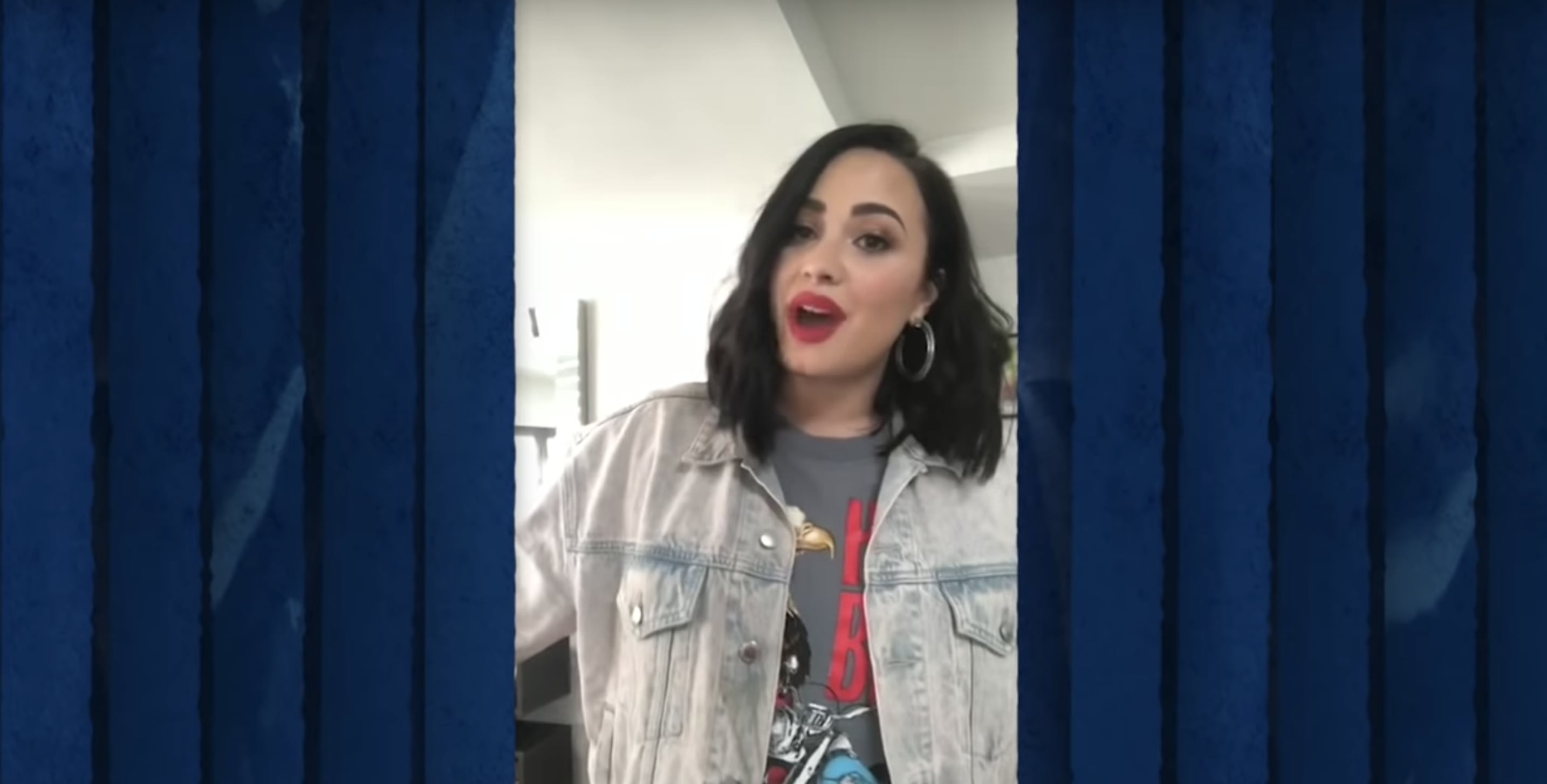 DEMI LOVATO PERFORMS GHOST ON TONIGHT SHOW TALKS visual data 5