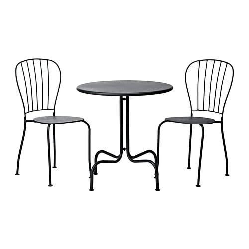 table and chairs set for two