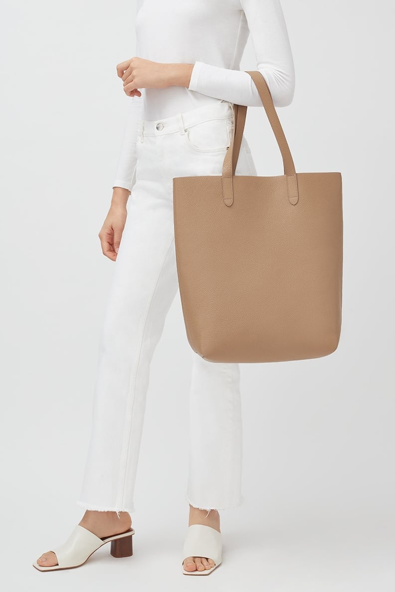 Cuyana Tall Structured Leather Tote
