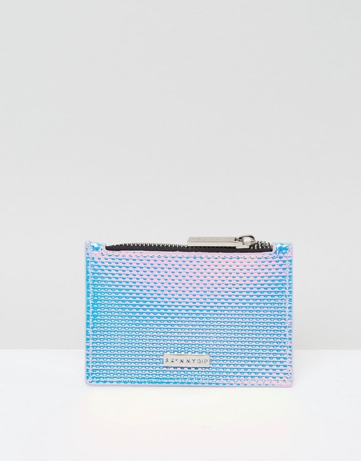 Iridescent Zip Top Purse