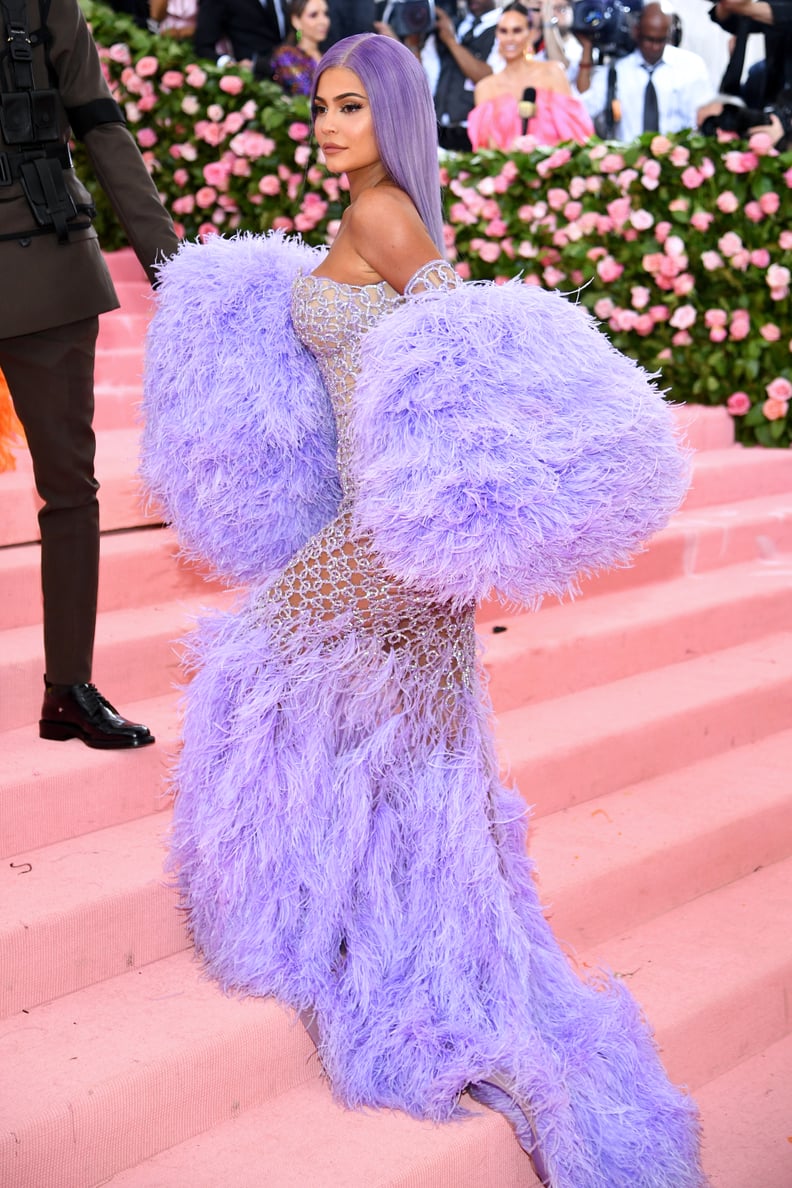purple met gala dress Whoopi Goldberg dons purple ruffled Valentino gown complete with bell-shape  and 6 layers at Met Gala
