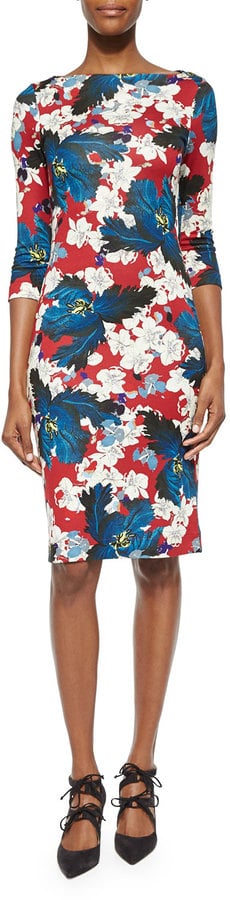 Kate's regal dress also comes in a boat-neck sheath style ($840), for more casual functions.