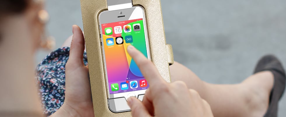 Charging iPhone Purse