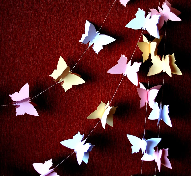 3D Butterfly Garland