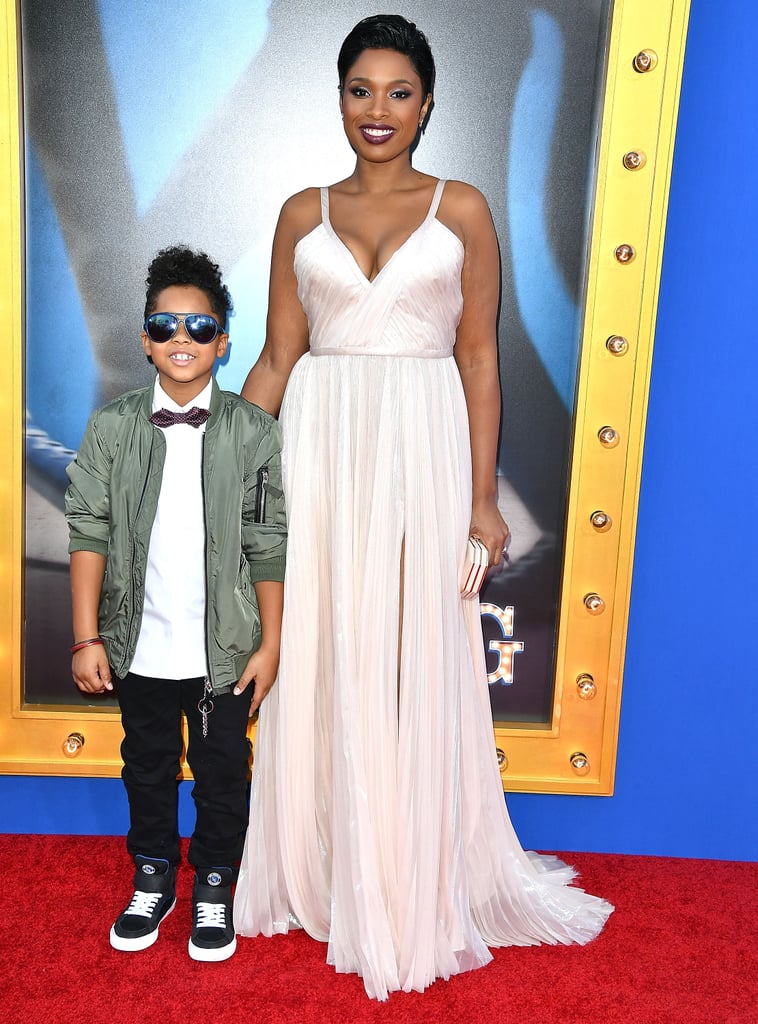 Jennifer Hudson at LA Sing Premiere With Son December 2016