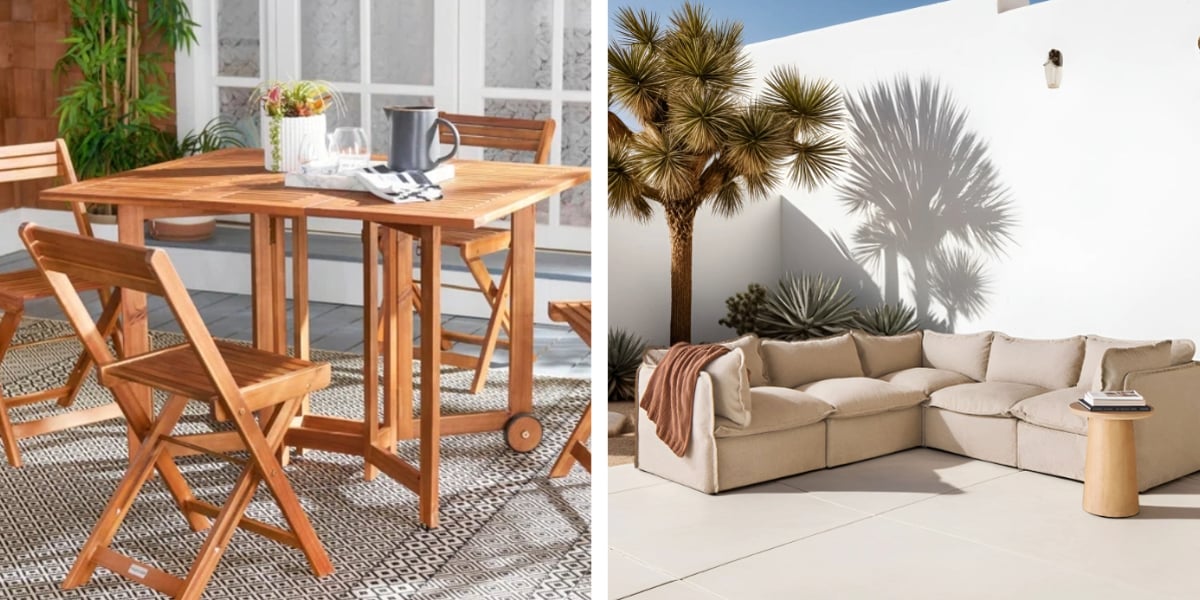 8 Renter-Friendly Outdoor Furniture Finds That Are Easy to Move and Store
