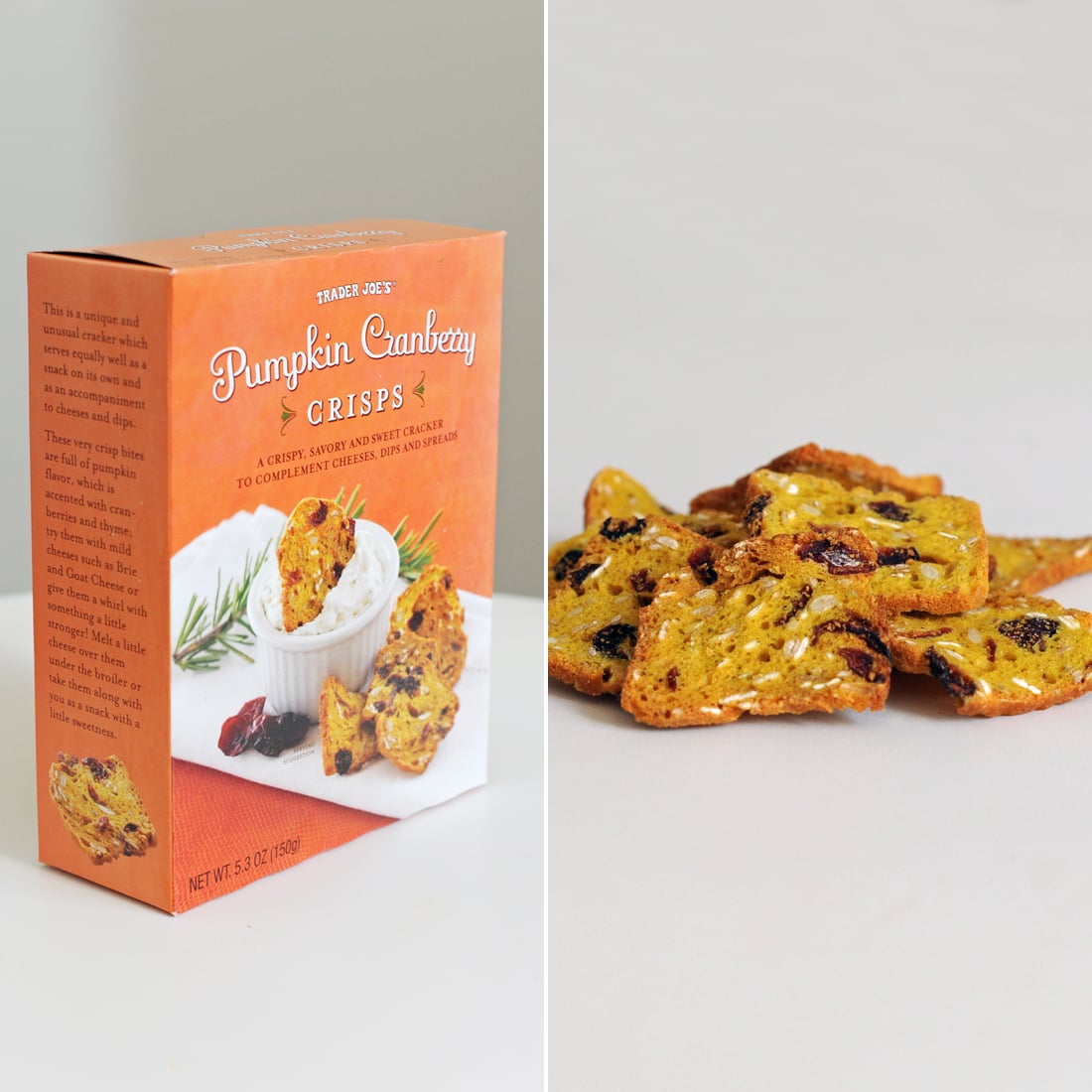 Trader Joe S Pumpkin Cranberry Crisps 22 Trader Joe S Pumpkin Spice Foods Ranked From Worst To Best Popsugar Food Photo 11