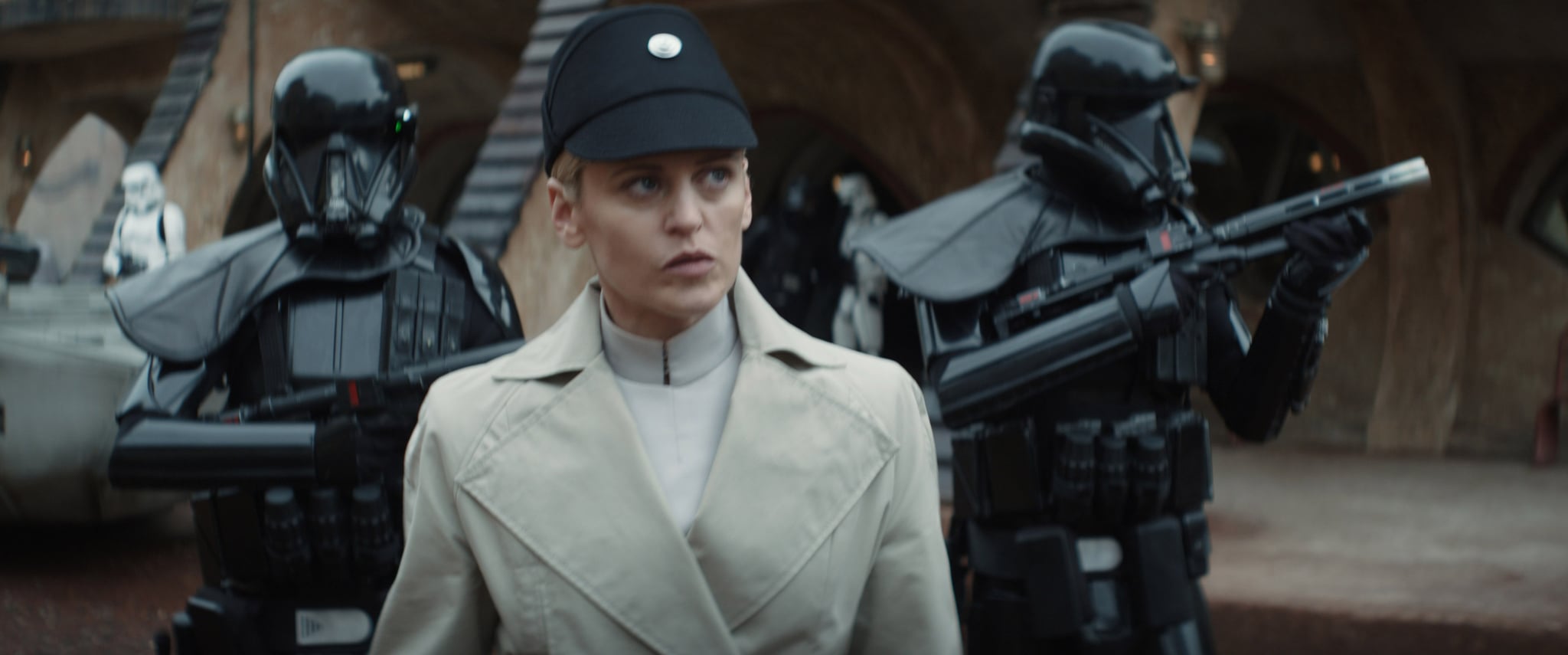 Supervisor Dedra Meero (Denise Gough) in Lucasfilm's ANDOR, exclusively on Disney+. ©2022 Lucasfilm Ltd. & TM. All Rights Reserved.