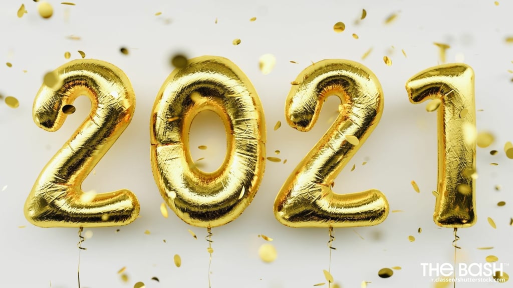 2021 Gold Balloons Zoom Background Download Free New Year's Eve Zoom
