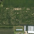 This Incredible Corn Maze Might Make Old-School Nintendo Fans a Little Emotional
