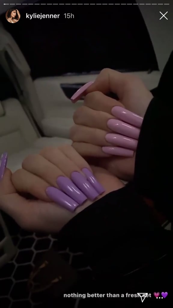 Kylie Jenner Two-Toned Manicure 2020