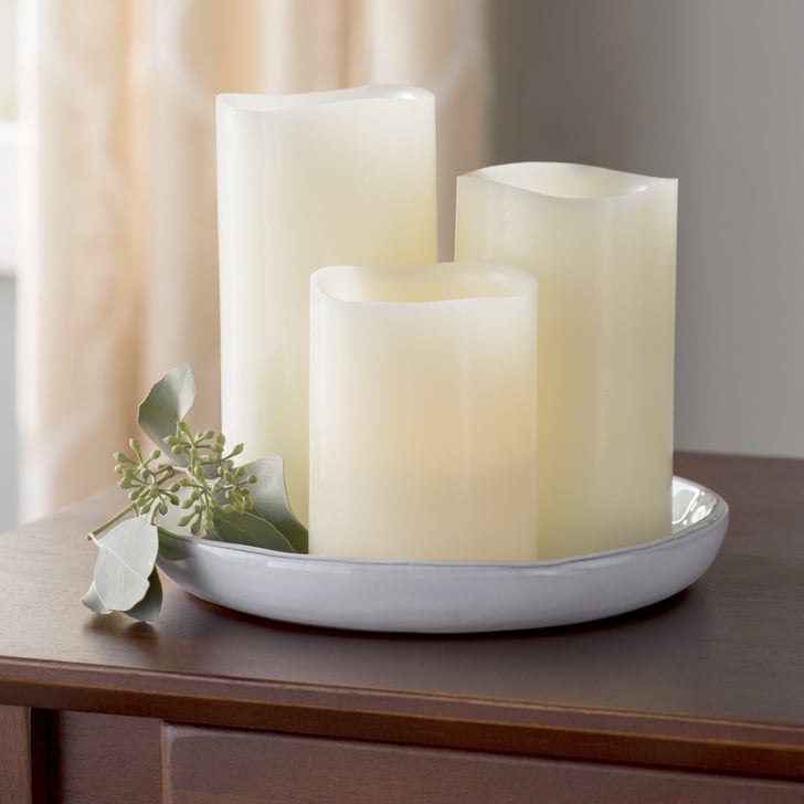 3 Piece Unscented Flameless Candle Set Best Cosy Home Products From