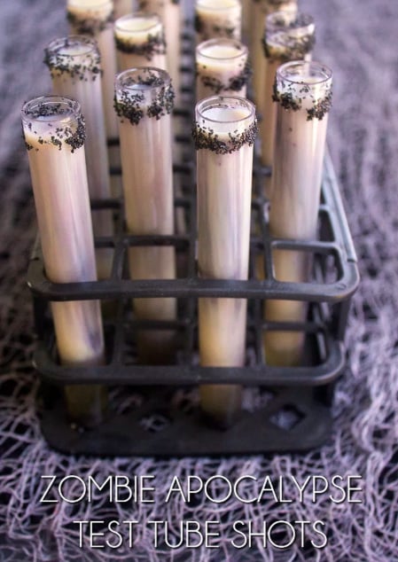 Zombie Apocalypse Test Tube Shots