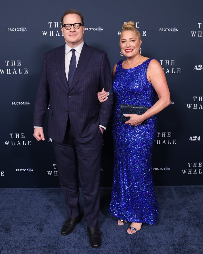 Brendan Fraser and Girlfriend Jeanne Moore at "The Whale" Premiere