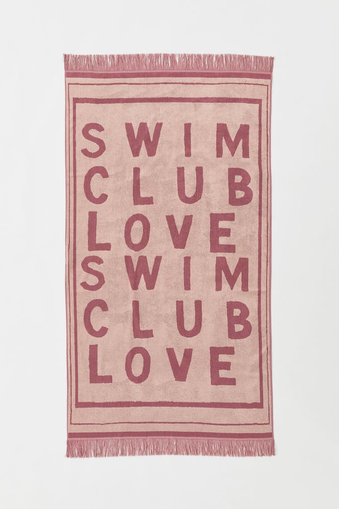 H&M Bath Sheet With Fringe H&M Love Stories Collection POPSUGAR